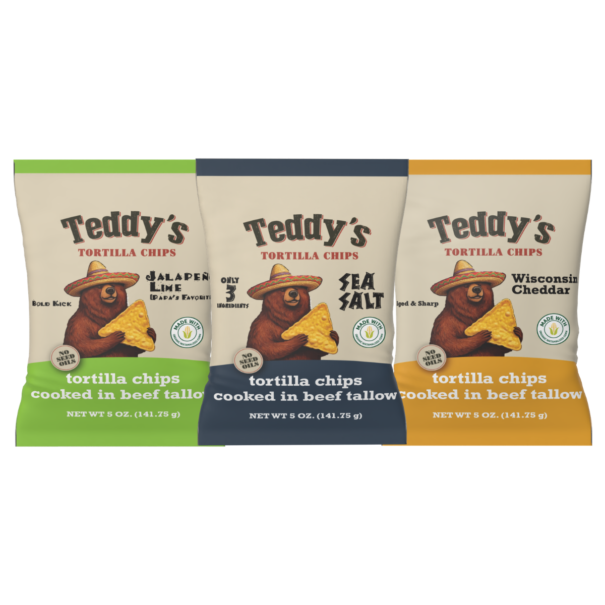 Teddy's Beef Tallow Tortilla Chips