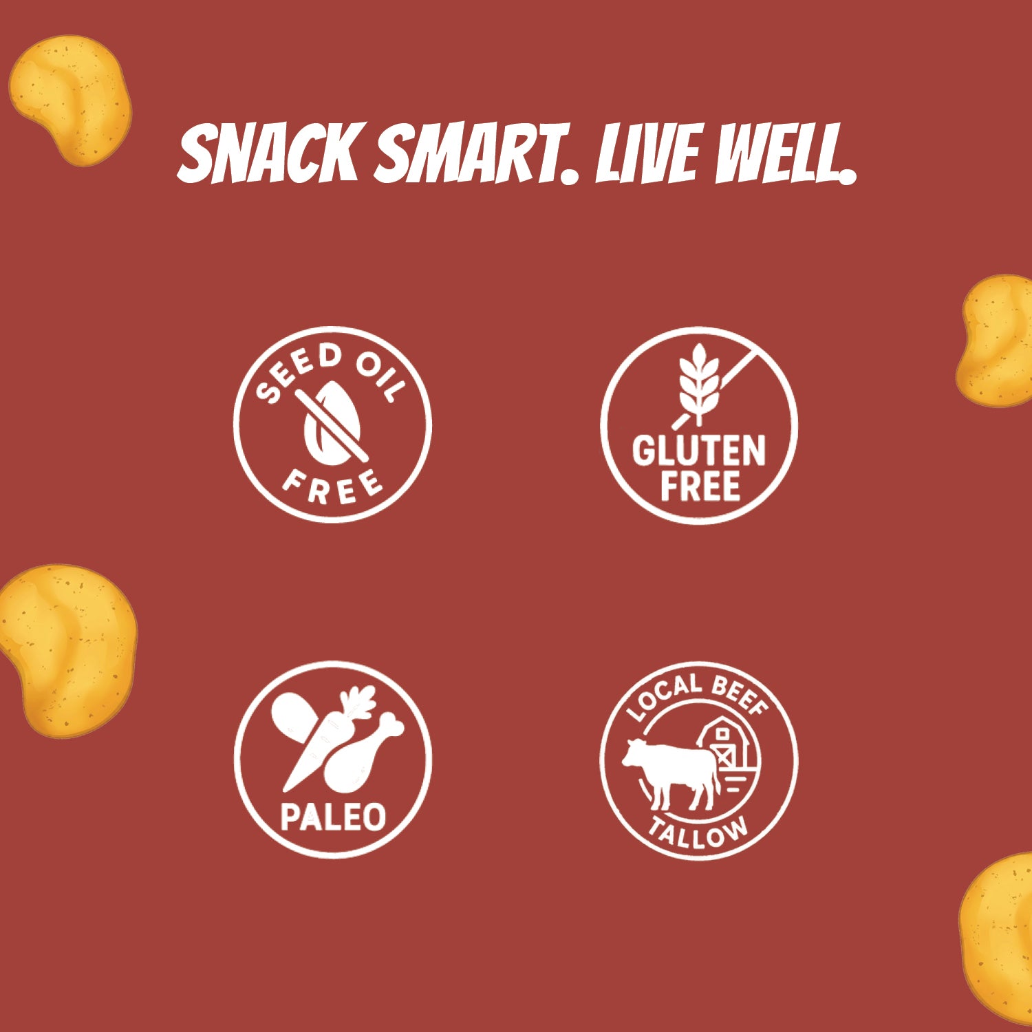 Teddy's Himalayan Salt beef tallow potato chips — seed oil free small batch