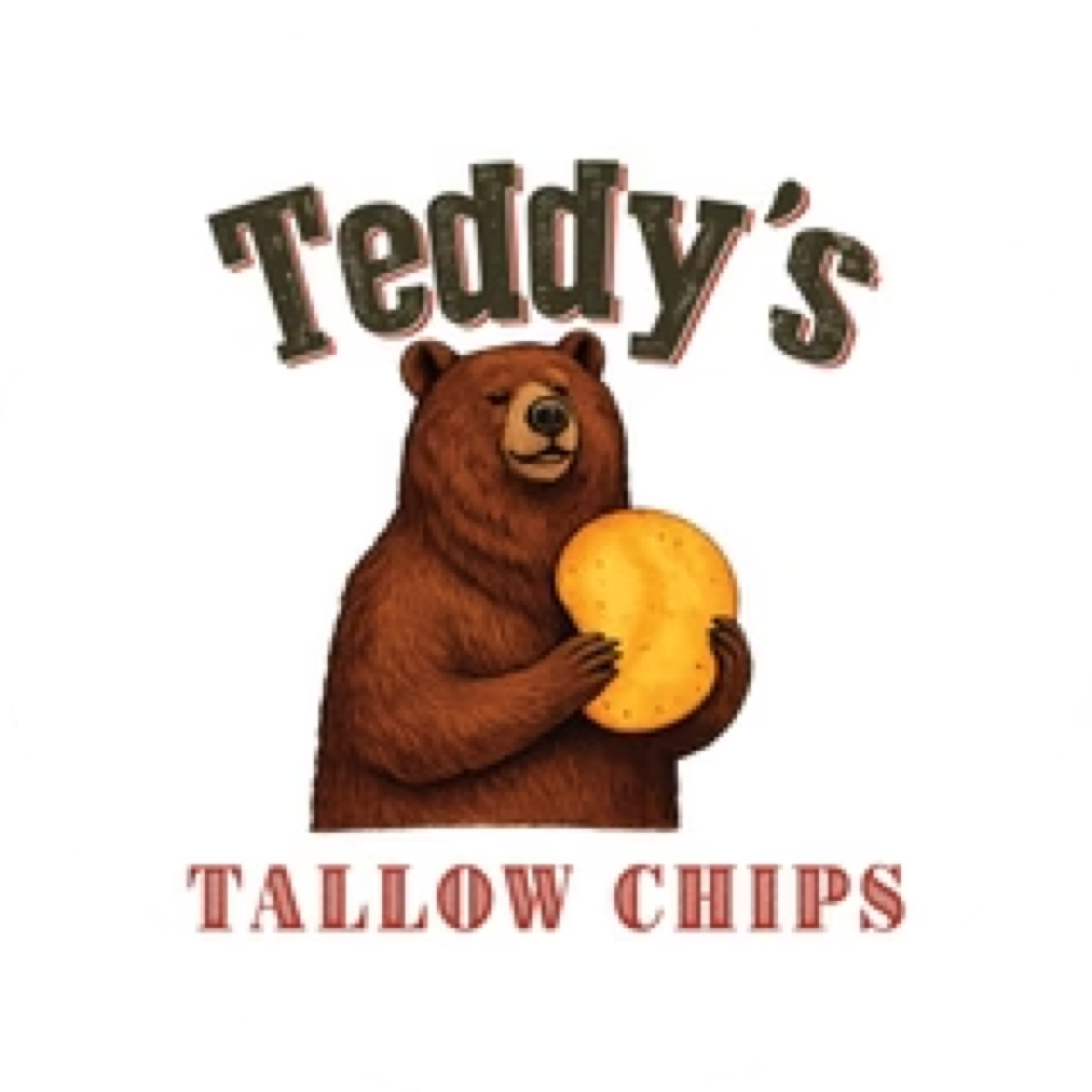 Teddy's Tallow Chips logo
